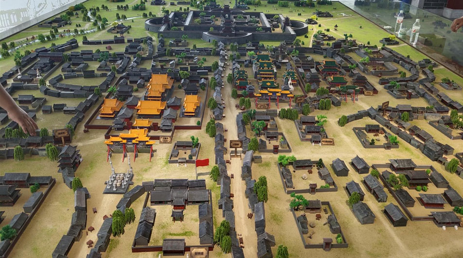 歸化城古建模型沙盤(pán)